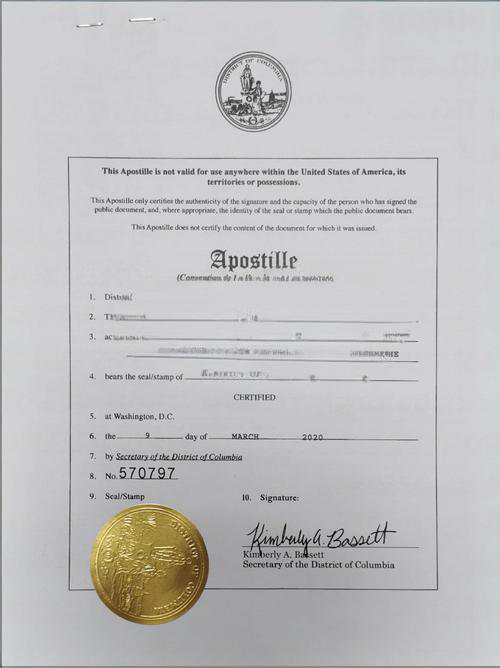 同一人海牙认证办理